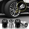 For Honda ECar Tire Wheel Valve Caps Cover Suede Car Key Chain Ring Keychain For Honda Civic Fit Jazz Accord Pilot CRV Odyssey Passport HRV