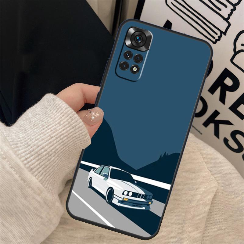 Sports Car Style Cover For Xiaomi Redmi Note 14 12 11 10 13 15 Pro Plus Case For Redmi 15 15C 14C 10C 12C 13C