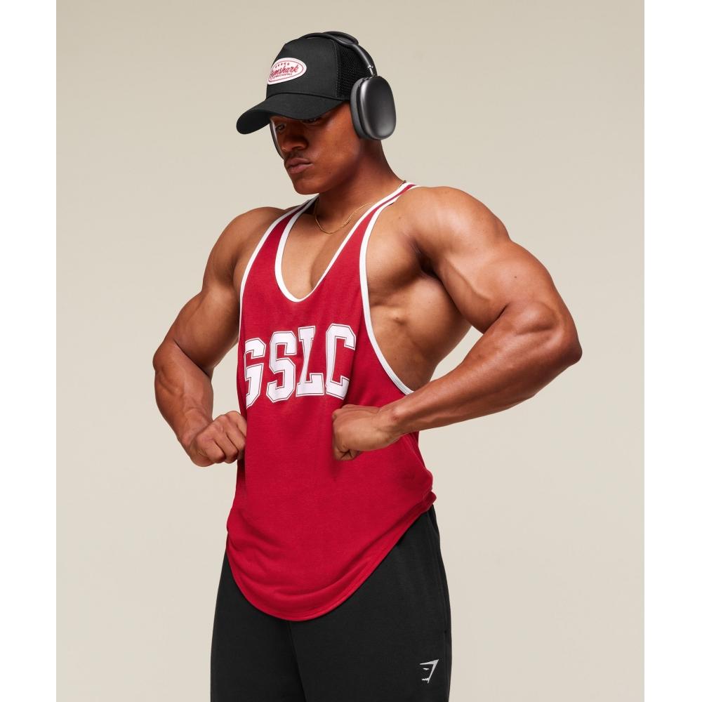 Gymshark Gslc Ringer stRinger Conditioning Red A2c1l Rbwv