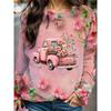 Autumn and Winter Women's 3D Leopard Print Crew Neck Hoodies & Sweatshirts (women’s)