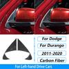 For Dodge Durango 2011-2020 Carbon Fiber Center Console Gear Shift Air Outlet AC CD Window Lift Trim Set Car Accessories Sticker