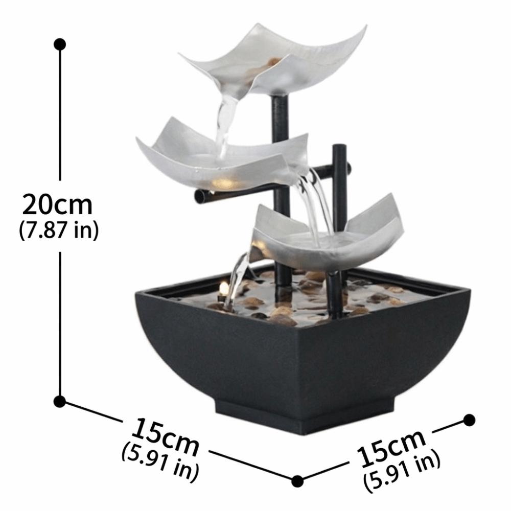 Relaxing Indoor Waterfall Exquisite Tabletop Water Fountain Desktop Fountain Office Decor