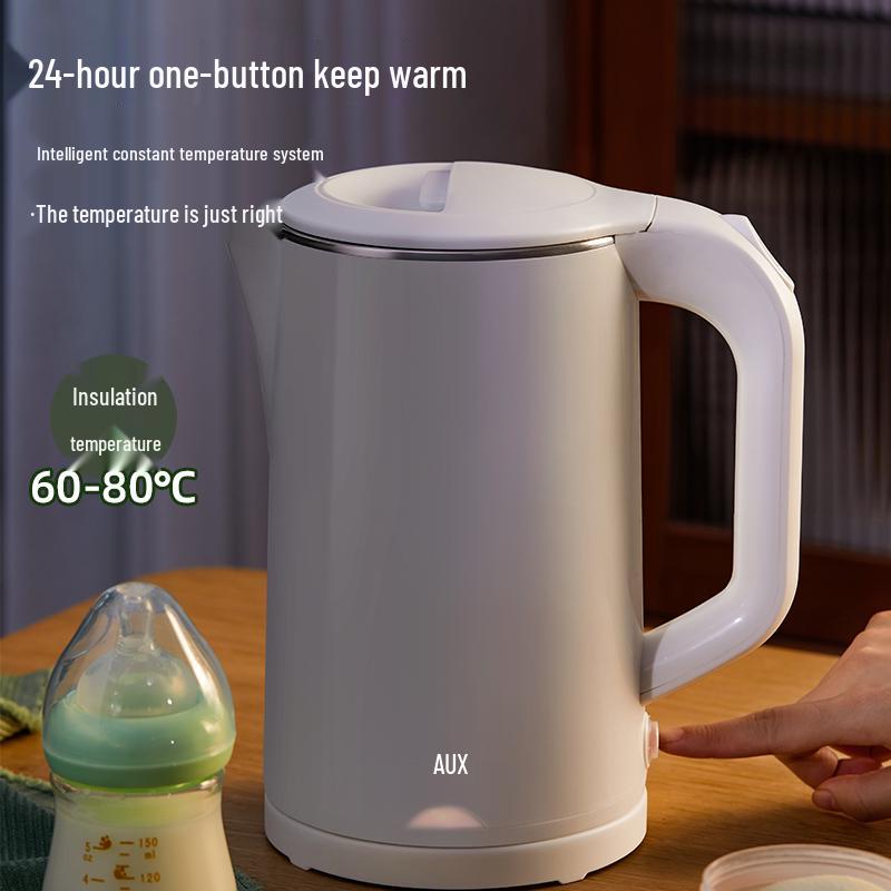 AUX Portable Electric Kettle with Constant Temperature and Automatic Insulation for Dorms