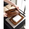 Walnut Wood Tissue Boxes, Affordable Luxury, Tissue Holder, Napkin Case, Household Decoration, Hotel, Restaurant, Paper Towel Bo