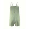 Damen Europäischer Stil Lässig Sommer Rückenfrei Kurz Träger Jumpsuit