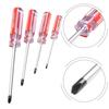 4pcs Y-shaped Screwdriver For Furniture Repair Plastic Handle