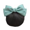Hair Clip Satin Bowknot Decor Hair Net Bank Worker Hair
