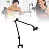 Asixxsix Microphone Arm Stand, 360 Degree Rotating Adjustable Heavy Duty Boom Arm, with 38 and 58 Inch Adapters for Condenser Dynamic Microphones,