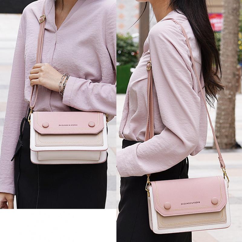 Fashionable Yellow Crossbody Bag Ladies Stylish Small Purse For Women Magnetic Closure Shopping Casual Shoulder Bags