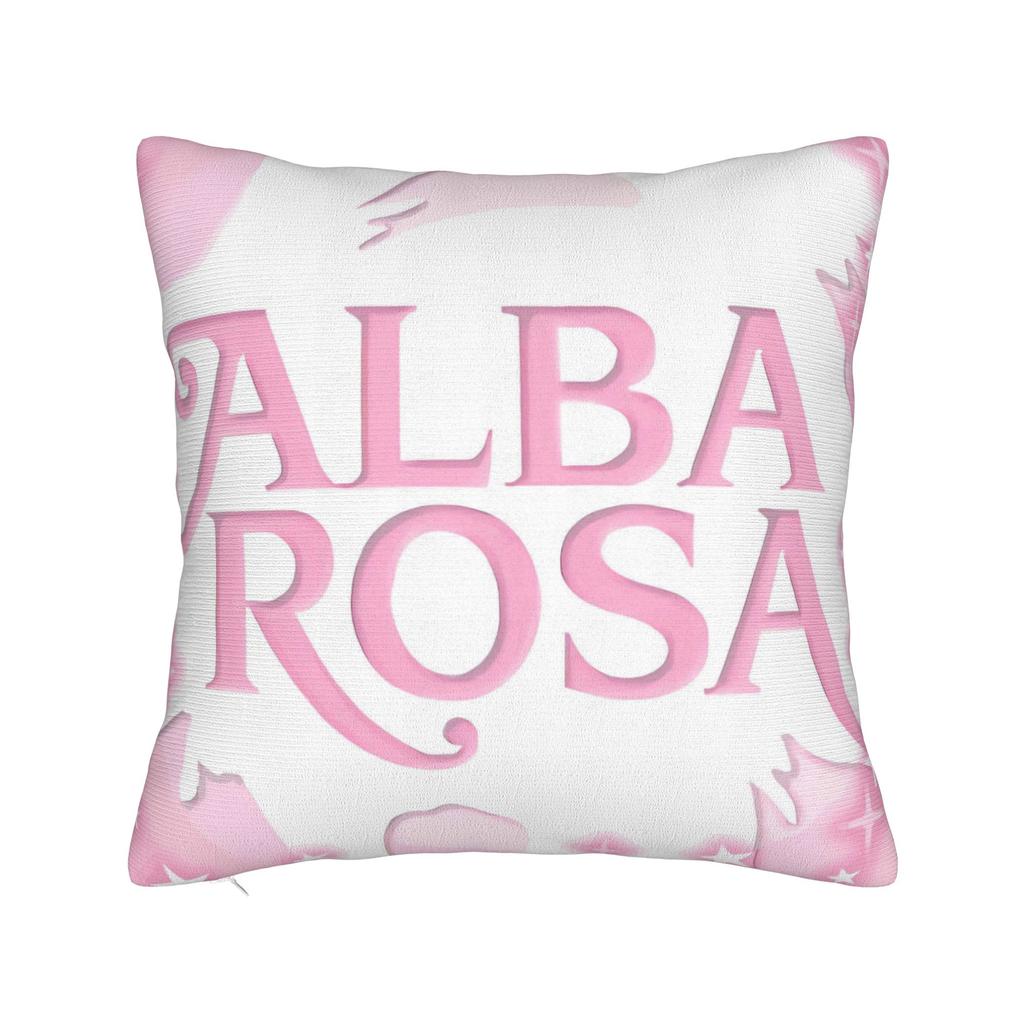 A-ALBA R-ROSA Pillow Cover  Funny Pillow Case For Sofa Couch Bed Living Room Custom Cushion Cover Gift
