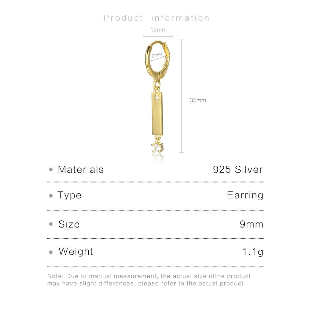 ANDYWEN 925 Sterling Silver Gold Earring Drop Earring Women Wedding Luxury Fine Jewelry 2023 Winter Good Lucky Jewelry