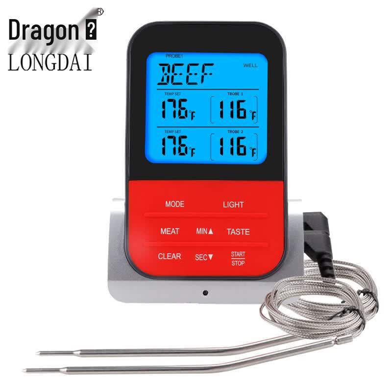Longdai Wireless Digital Food Thermometer with Timer (CN version)