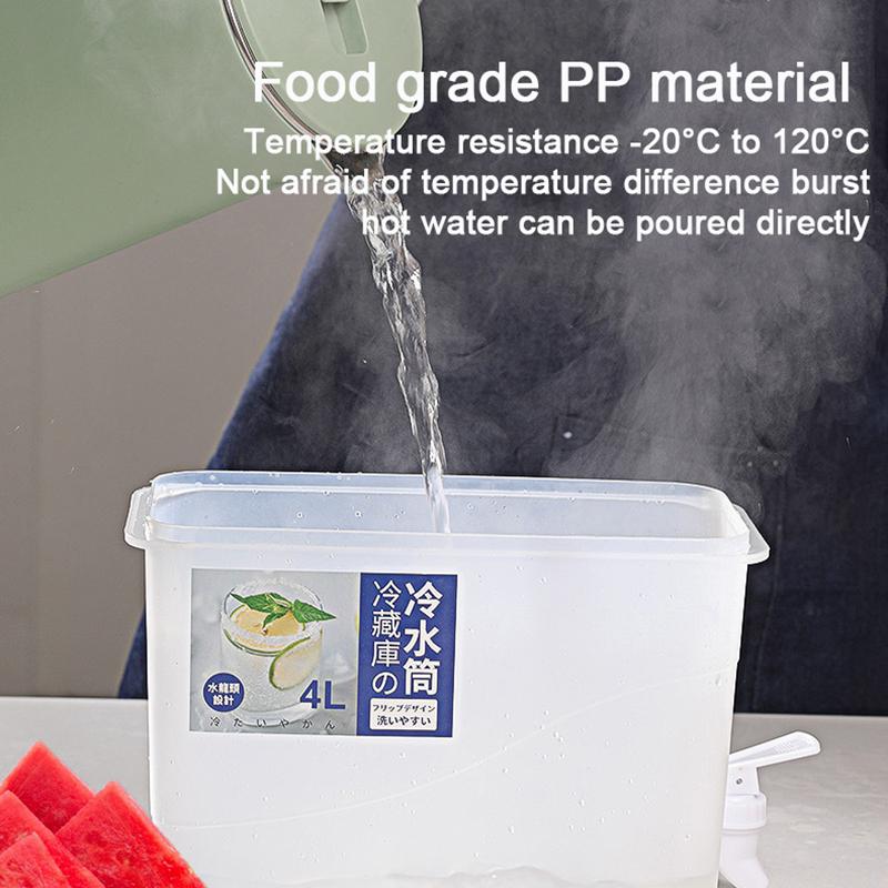 Borraccia per acqua fredda con rubinetto 4L