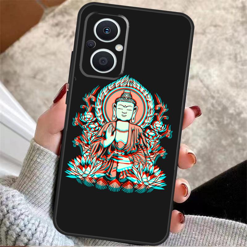 Trippy Gautama Buddha For OPPO Reno 14F 13F 12F 11F 8T 10 11 12 13 14 Pro 7 8 Lite OPPO Find X8 X6 X5 X9 Pro Case