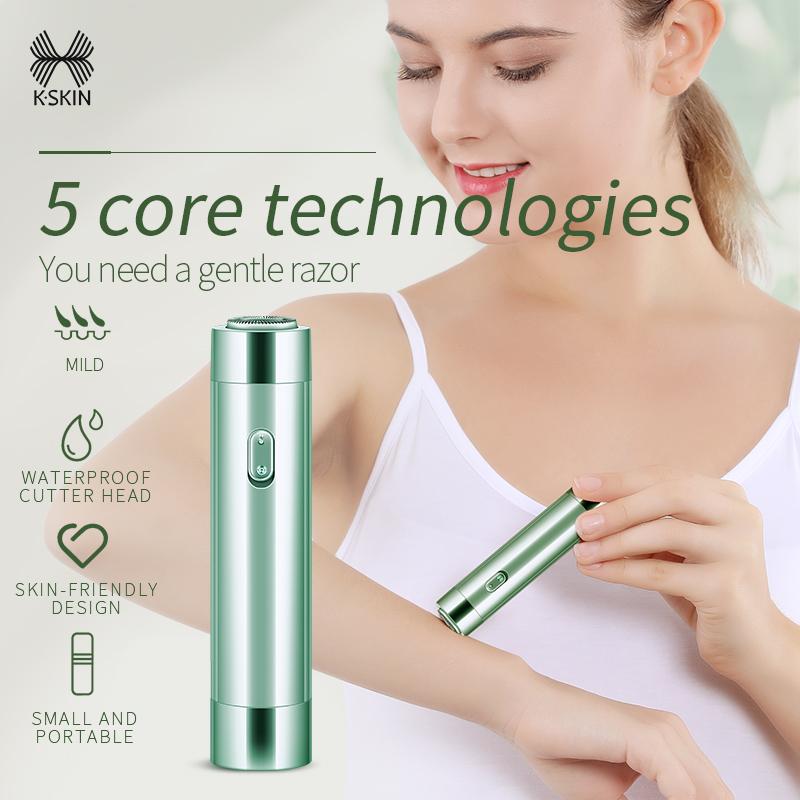 K-SKIN 50 Electric Epilator Household Hair Removal Equipment Facial Hair Removal Bikini Dhaving Knife Private Armpit Hair Shaver Electric Hair Trimmer