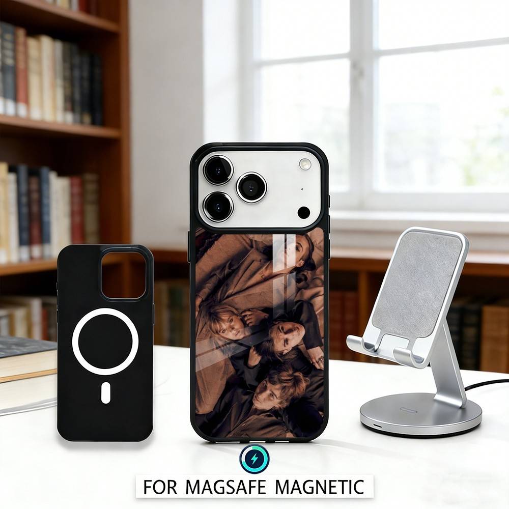 M-Maneskin Damiano David Phone Case For iPhone17,16,15,14,13,12,Pro,Max,Magnetic For Magsafe Wireless Charging