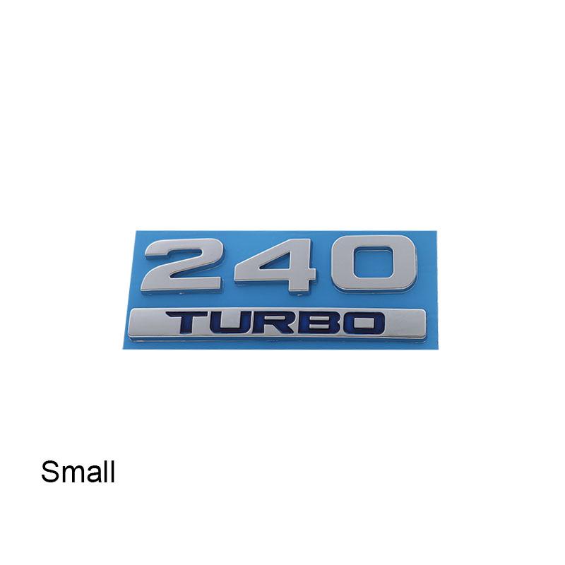 3D Premium TURBO 240 TURBO für Auto Kotflügel Kofferraum Heckhaube Aufkleber Emblem Abzeichen Aufkleber Zubehör