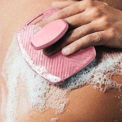 Silikonový tělový kartáč Exfoliační koupelnový kartáč Ruční sprchový čisticí kartáč Masážní přístroj na záda Čištění pleti Koupelnové doplňky