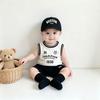Infant & Toddler Breathable Sleeveless Basketball Print Vest (0-3 Years) - Summer Lightweight Sports Tank