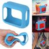 Silicone Case Cover Speaker Protective Cover with Hook for JBL GO4 Portable Silicone Case Cover Protective Case Anti-Drop Speake