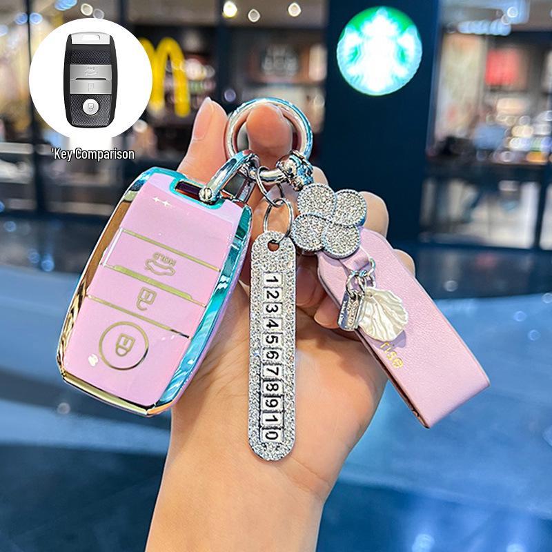 Kia Key Case Shell for K3, K4, K5, KX3, KX5, Sportage, Sorento, Yipao, and K5 Models