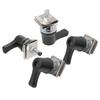 4PCS Black Hard Saddlebag Lever Lock Bolts For Harley Touring Street Glide