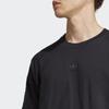 Adidas Originals Round Neck Casual Solid Color Pullover Short Sleeve T-Shirt Men Tops Black IC5997