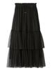 Tulle Tiered Skirt FWFS244222BLK0