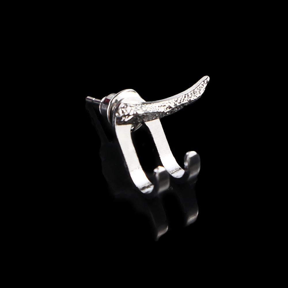 Plate Street Wear Dual Purpose Stud Earring Korean Earrings Hook Prong Earrings Men Accessories