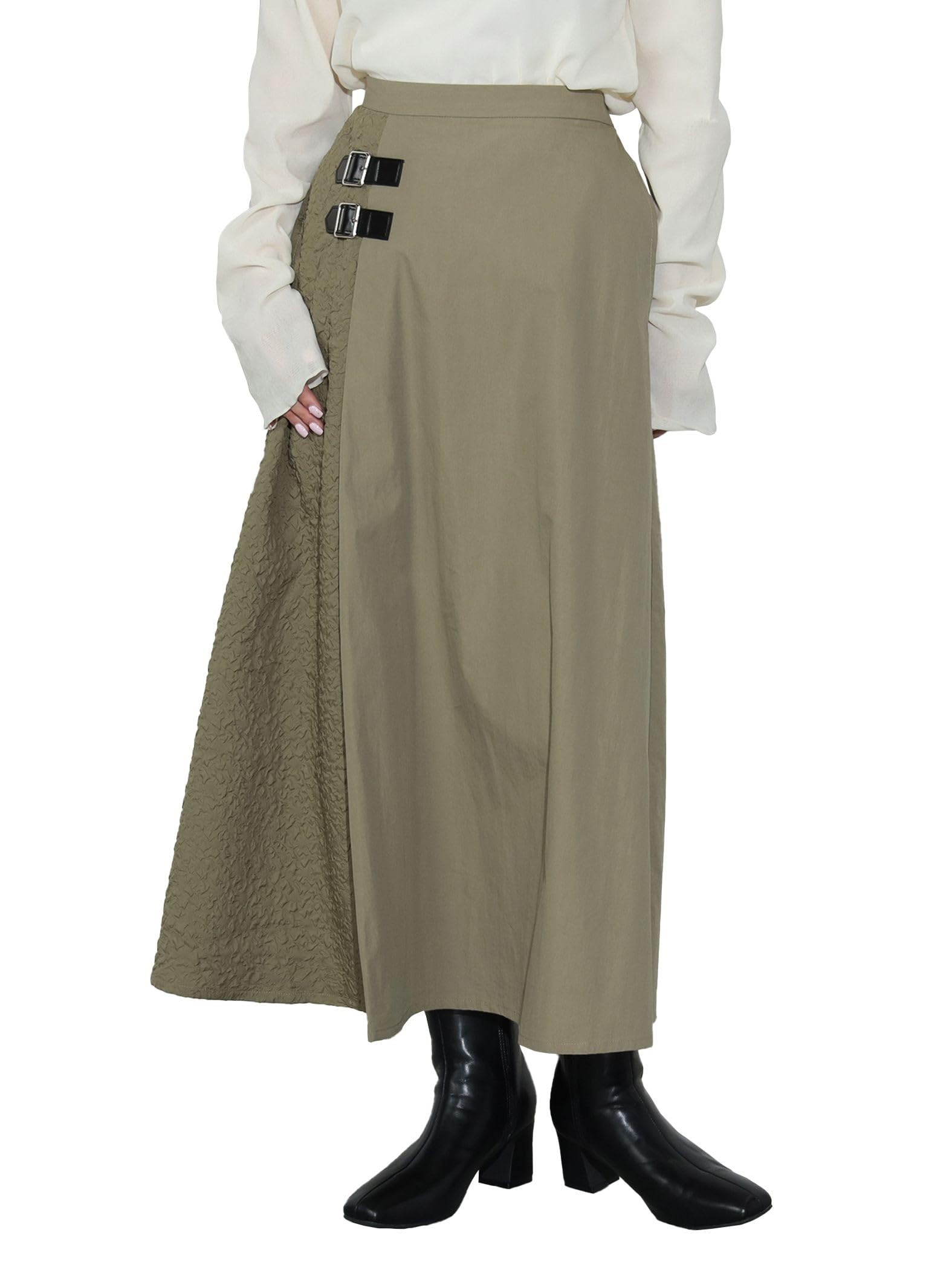 

Комбинация различных запахов клеш OLIVE ONE SIZE [Beams Heart] Юбка, Материалы, Стиль, Юбка, Женская оливковый