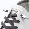 4Pcs Metal Buckles No Tie Shoelaces Elastic for Sneakers One Size Fits All Adult Kids Quick Laces Lazy Sport Rubber Shoestrings