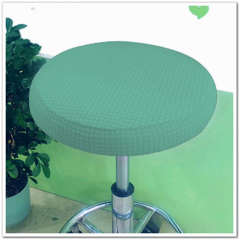 

1 Чехол на барный стул, круглый чехол на стул с эластичным водонепроницаемым чехлом на сиденье барного стула, моющийся чехол на подушку для стула, эластичная ткань, диаметр D30-34 см D30-34cm