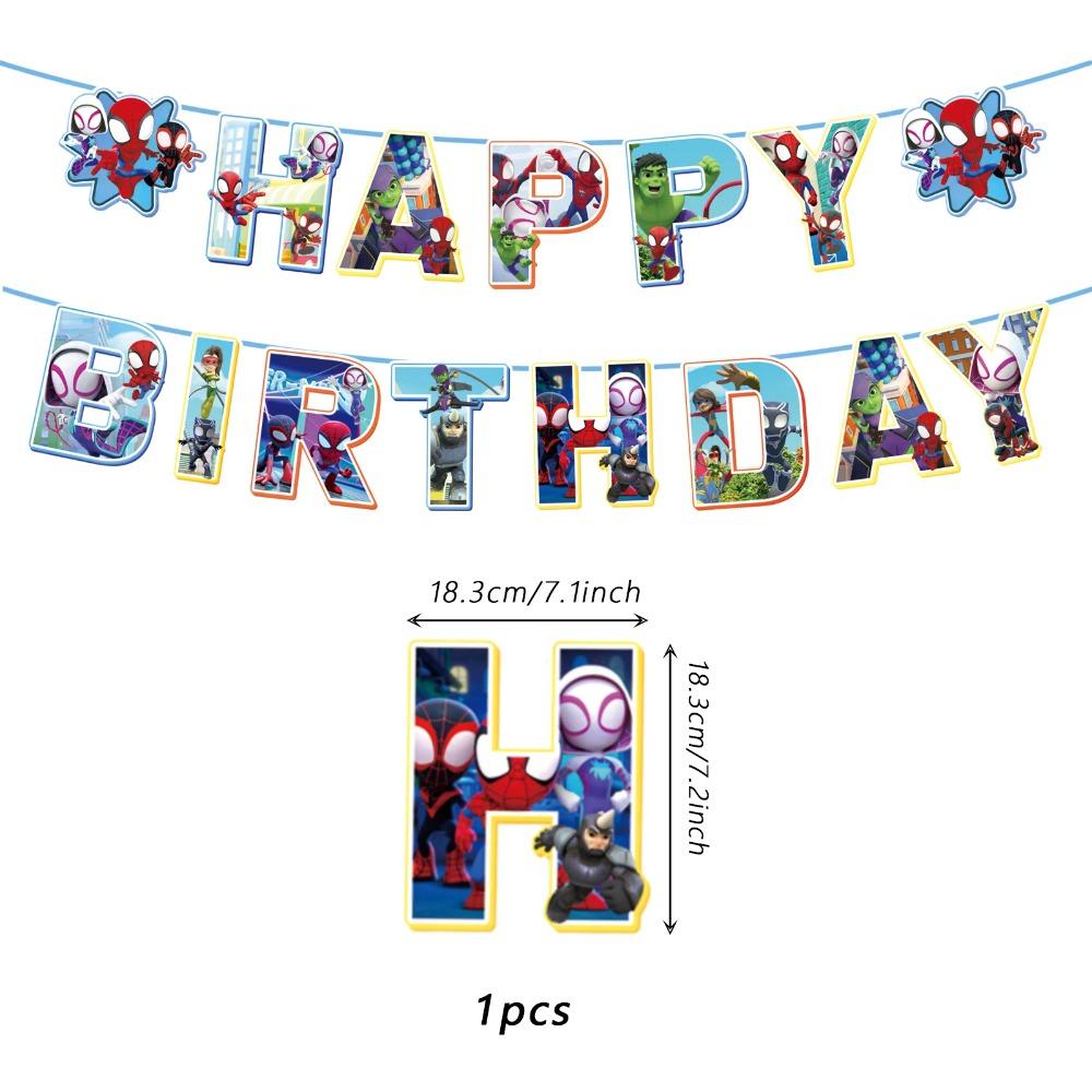 **Spidey And His Amazing Friends Theme Kids Girls Favors Swirls Happy Birthday Events Party Decorations Ceiling Hanging Spirals