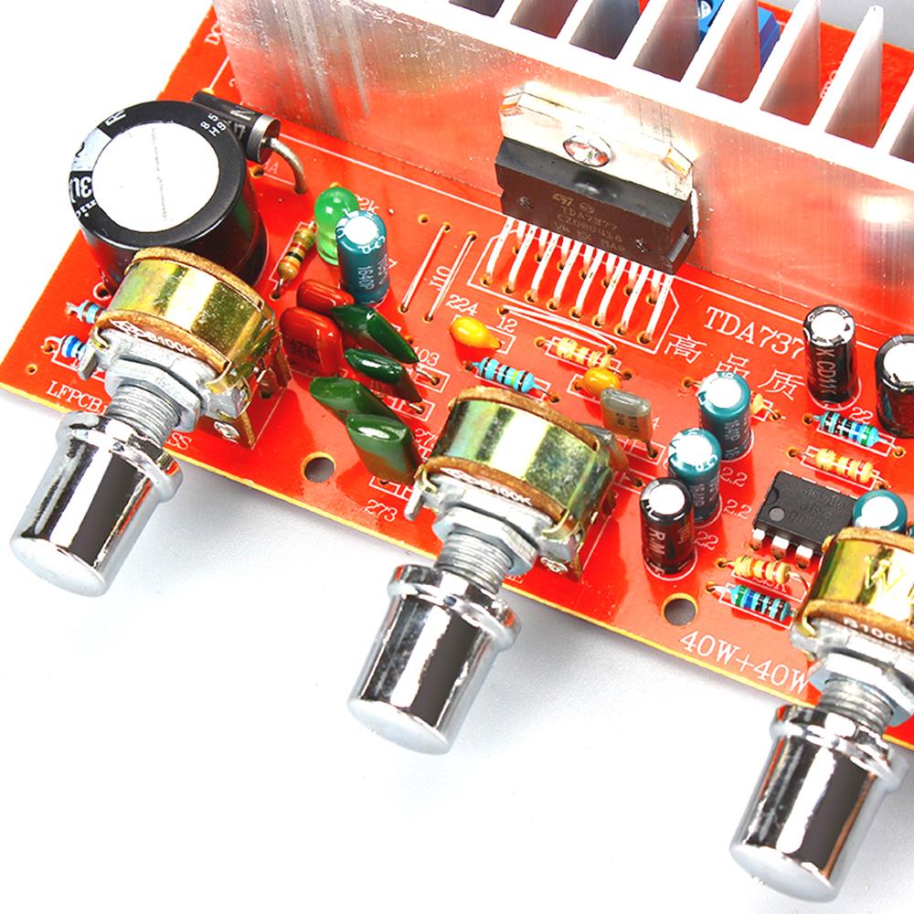 Auto 40W + 40W Leistungsverstärkung 2.0 Kanal Amplificador TDA7377 Modul  Verstärker Board günstig kaufen — Preis, kostenlose Lieferung, echte  Bewertungen mit Fotos — Joom