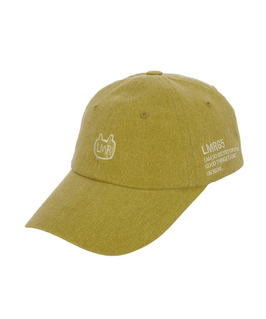 LMR Symbol Logo Pigment Ball Cap Mustard
