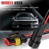 Waterproof 2 Pin Wire Connectors - Automotive Connector Kit for Car Truck Motorcycle Marine Boat Quick Connect Replacement