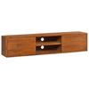 Day and Night - Day and Night Wall TV Cabinet Solid Teak Wood 135x30x30 Cm