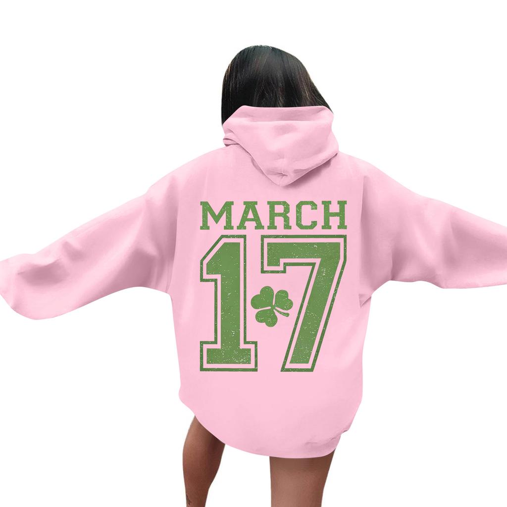 Men's St. Paul's Day Letter Hooded Sweatshirt