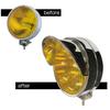 Jet Inoue 502429 Round Fog Lamp Visor