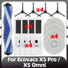 Compatible for Ecovacs X5 Pro / X5 Omni Replacement Main Side Brush HEPA Filter Mop Pads Dust Bags Spare Parts Accessories