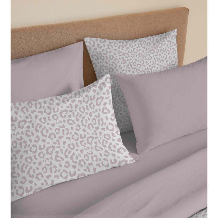 Pack complet housse de couette réversible "Vanessa" 6 pièces pour lit 160 x 200 Diana Blush