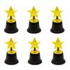 6Pack Plastic Star Trophies Plastic Material Kids Trophy Awards Star Trophy Awards  For Goodie Bags