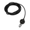 Black Pulley Cable Fitness Pulley System Cable Heavy Duty Steel Wire Rope for Gym Home Exercise 4m