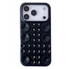 (iPhone 17 Pro Max, Black) For iPhone 17 Pro Max Case Suction Cup Silicone Phone Cover with Fabric Lining
