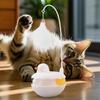 Cat Toys Interactive Kitten Toy Detachable Feather Lightweight Resin Duck
