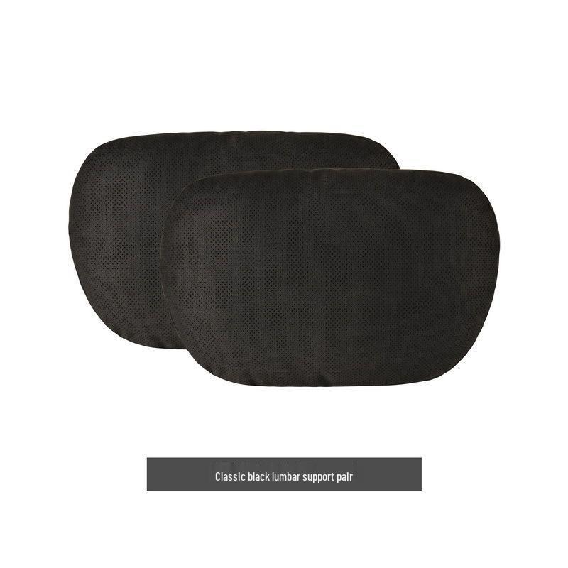 Luxurious Fur Neck Support Headrest for Maybach – Universal Car Interior Comfort One Headrest, DuPont Cotton Core, Suede