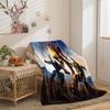 Transformers Series Flannel Blanket 2D Printed Sofa Blanket Thickened Blanket
