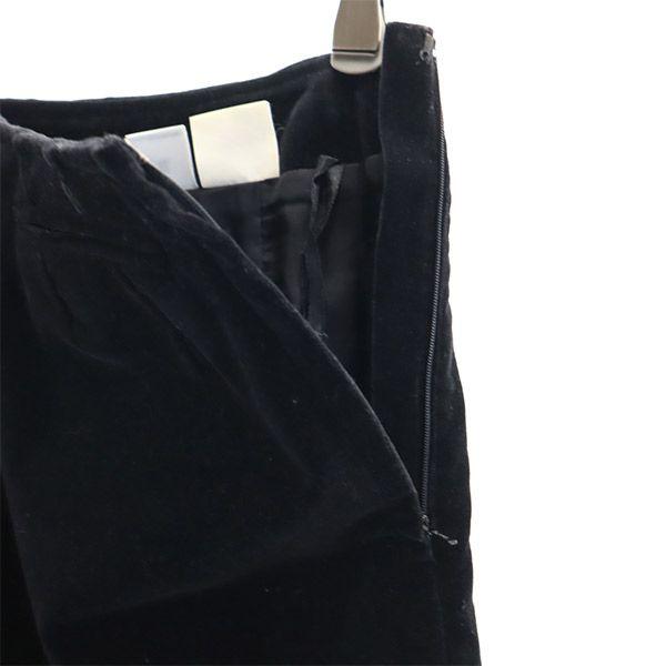 I.S.sunao kuwahara made in Japan Velor-like Skirt suit Setup M/S black Women Used