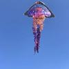 1 Set Colorful Kites Children'S Toys Professional Flying Fluorescent Jellyfish Kites For Adults Outdoor Games