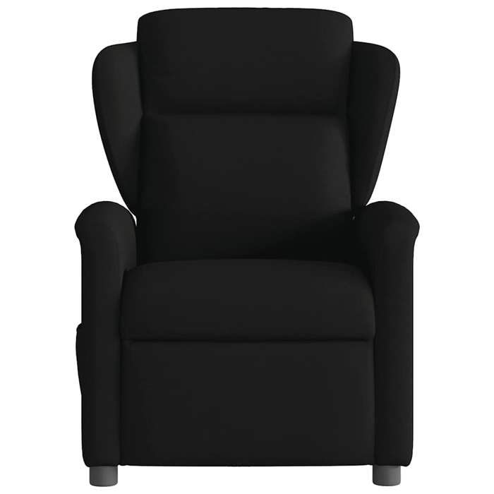 VidaXL Fauteuil inclinable Noir Tissu, fauteuil, fauteuil inclinable TV, poussette, fauteuil inclinable pour personnes 4015578